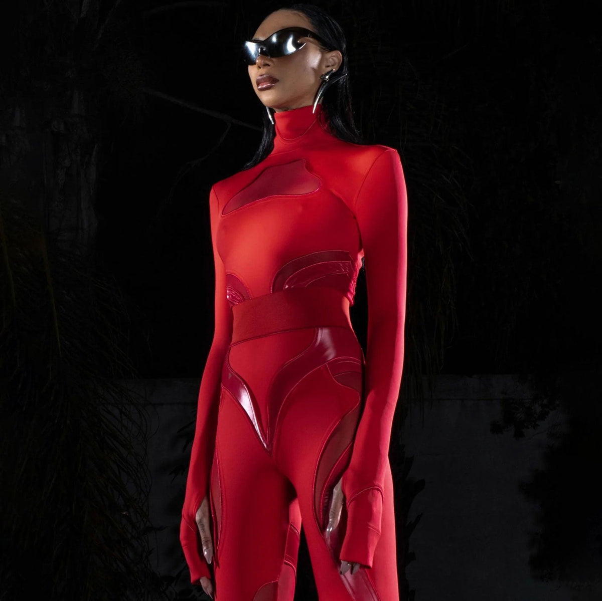 Red Scuba Bodysuit - The Forumist