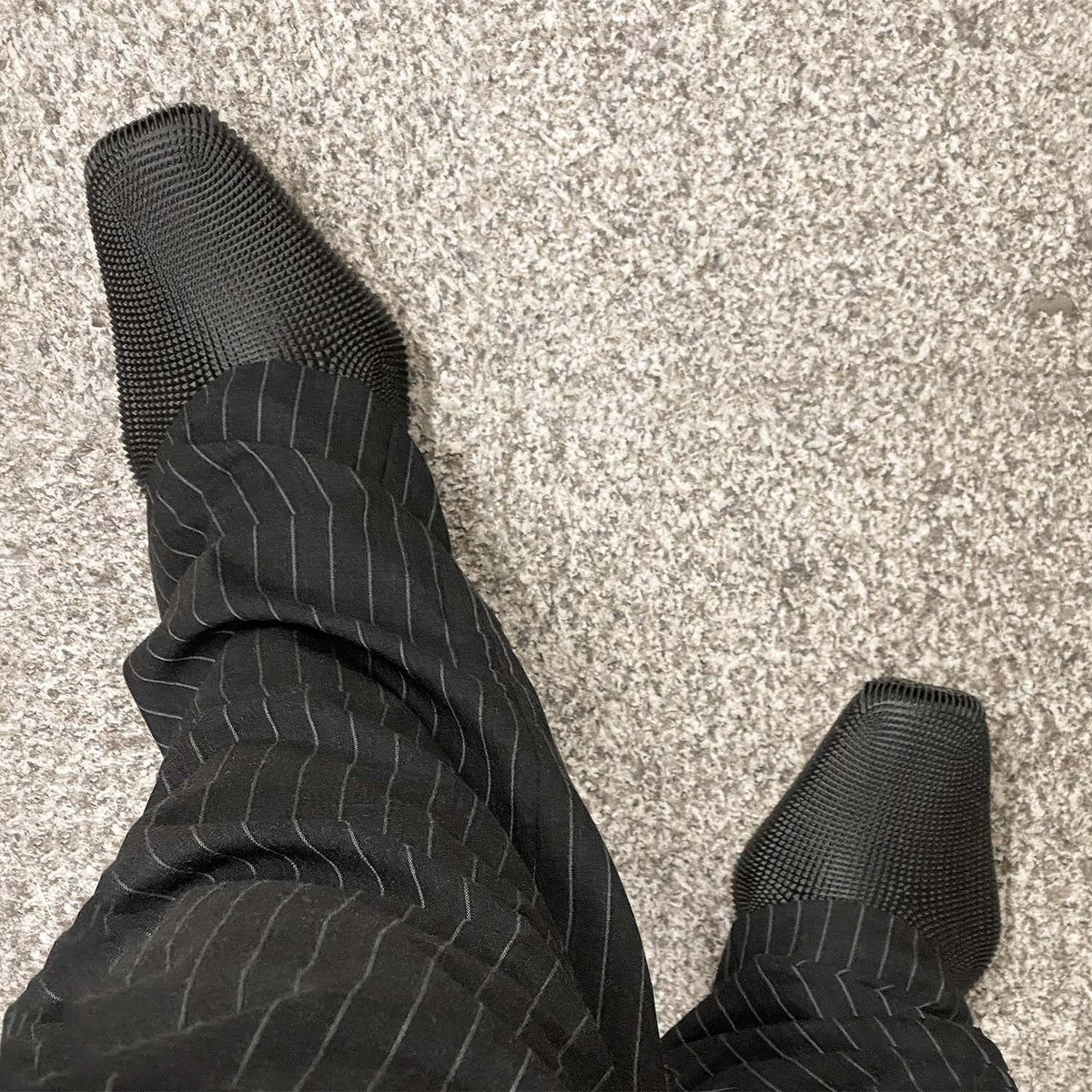Textured Rubber Mules - The Forumist