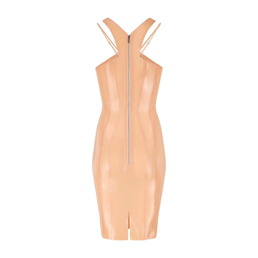 Alyssa Latex Midi Dress - The Forumist