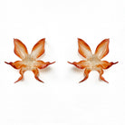 Burnt Sunset Orchid Earrings - The Forumist
