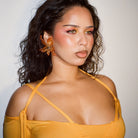 Burnt Sunset Orchid Earrings - The Forumist