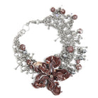 CHRISTIANA HADJIPAPA X SYMELA Brown Flower Piercing Necklace - The Forumist