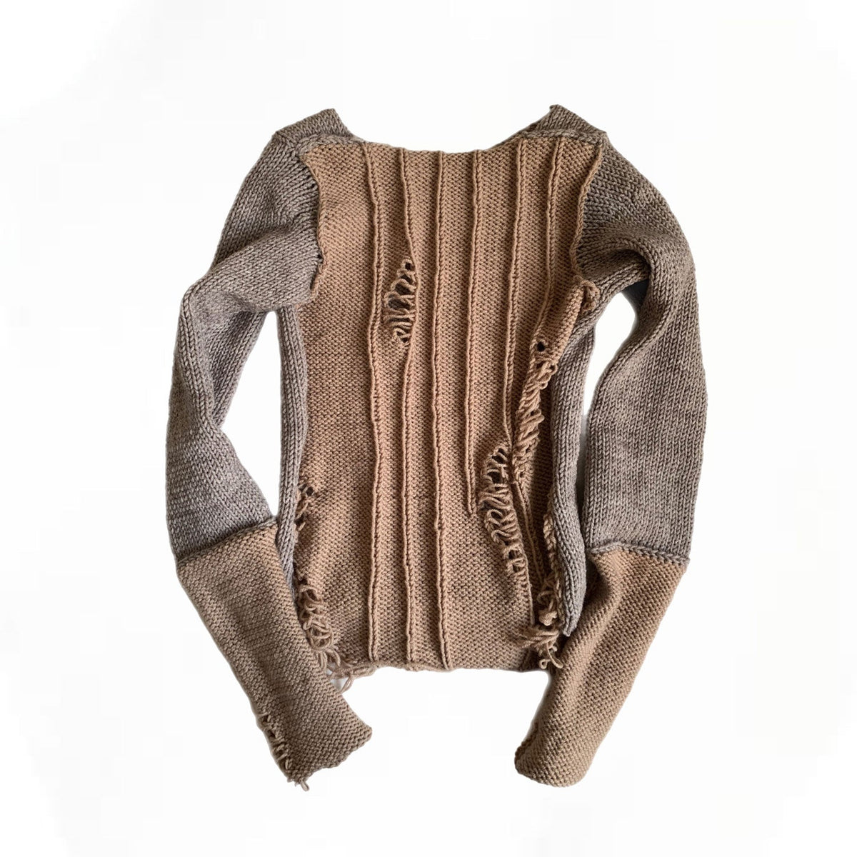 Double Sweater “Desert” Beige - The Forumist