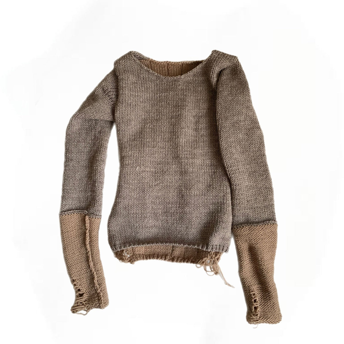 Double Sweater “Desert” Beige - The Forumist