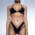 Liquid Black Quilted Bikini - The Forumist