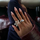 Mini Daffodil Blossom Ring - Clear - The Forumist
