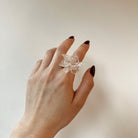 Mini Daffodil Blossom Ring - Clear - The Forumist