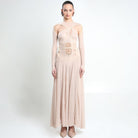 Nude Mesh Bolero Sleeves with ring attachment - The Forumist