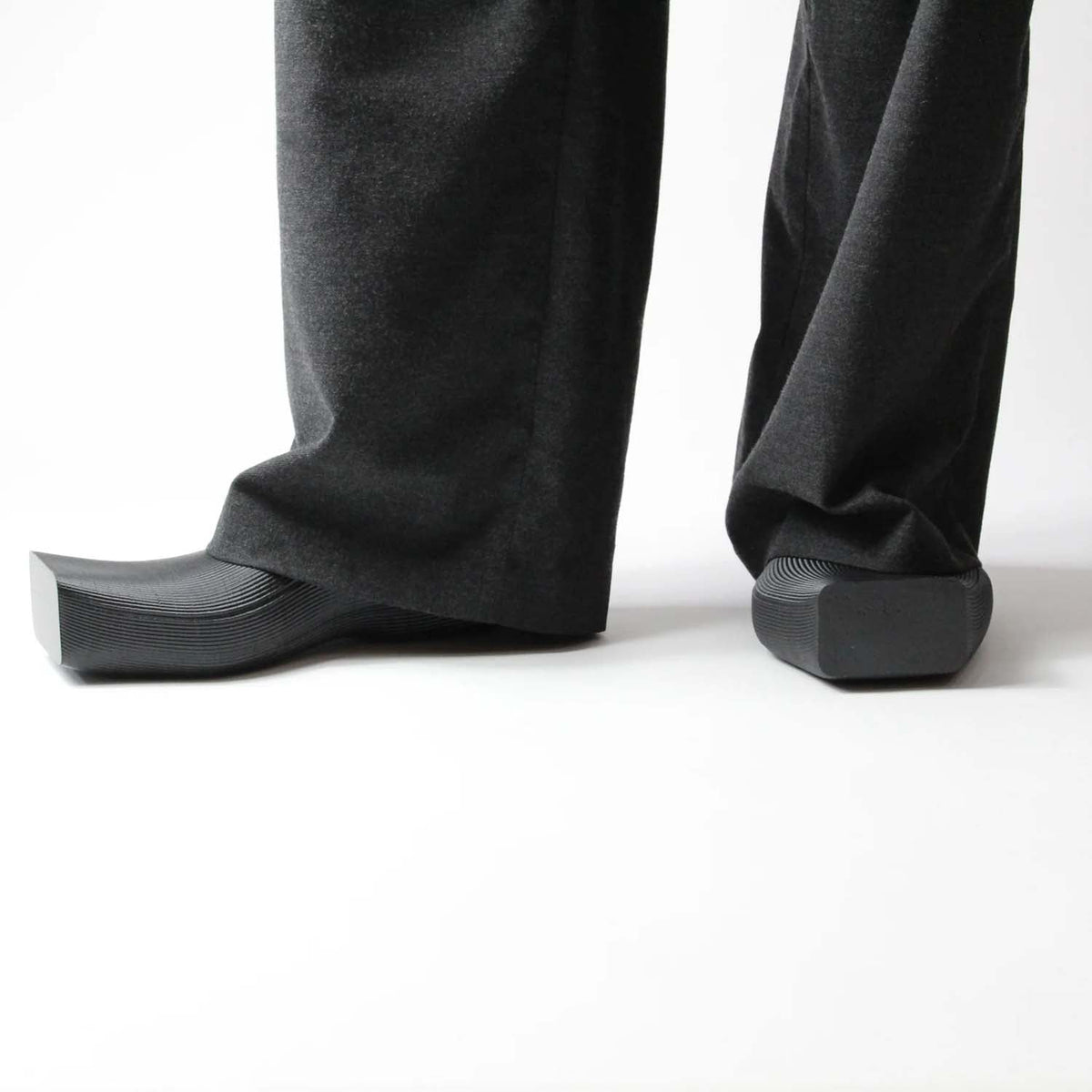 Square Toe Rubber Mules - The Forumist