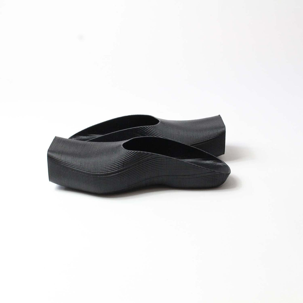 Square Toe Rubber Mules - The Forumist
