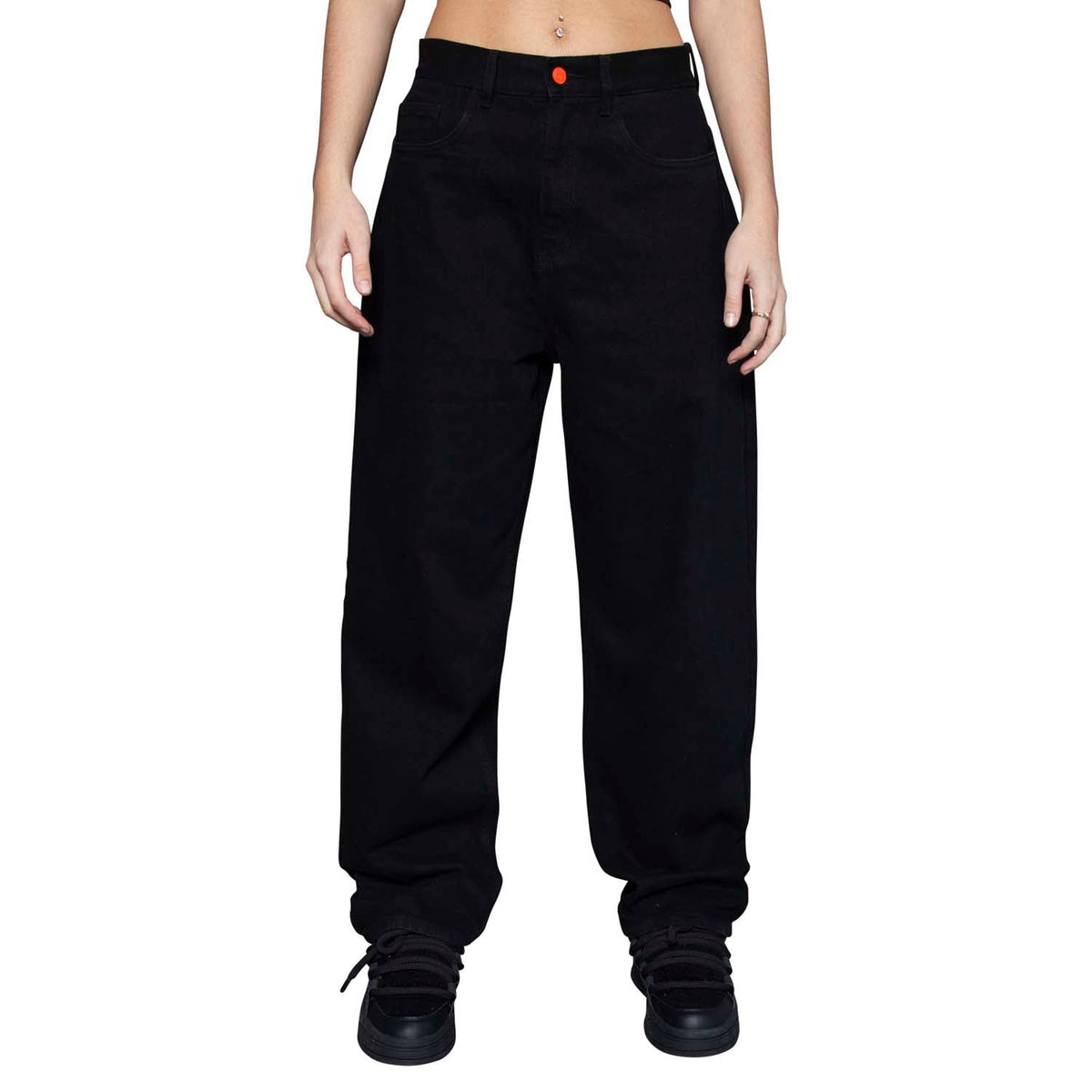 Super loose, Black/Black stitching - The Forumist