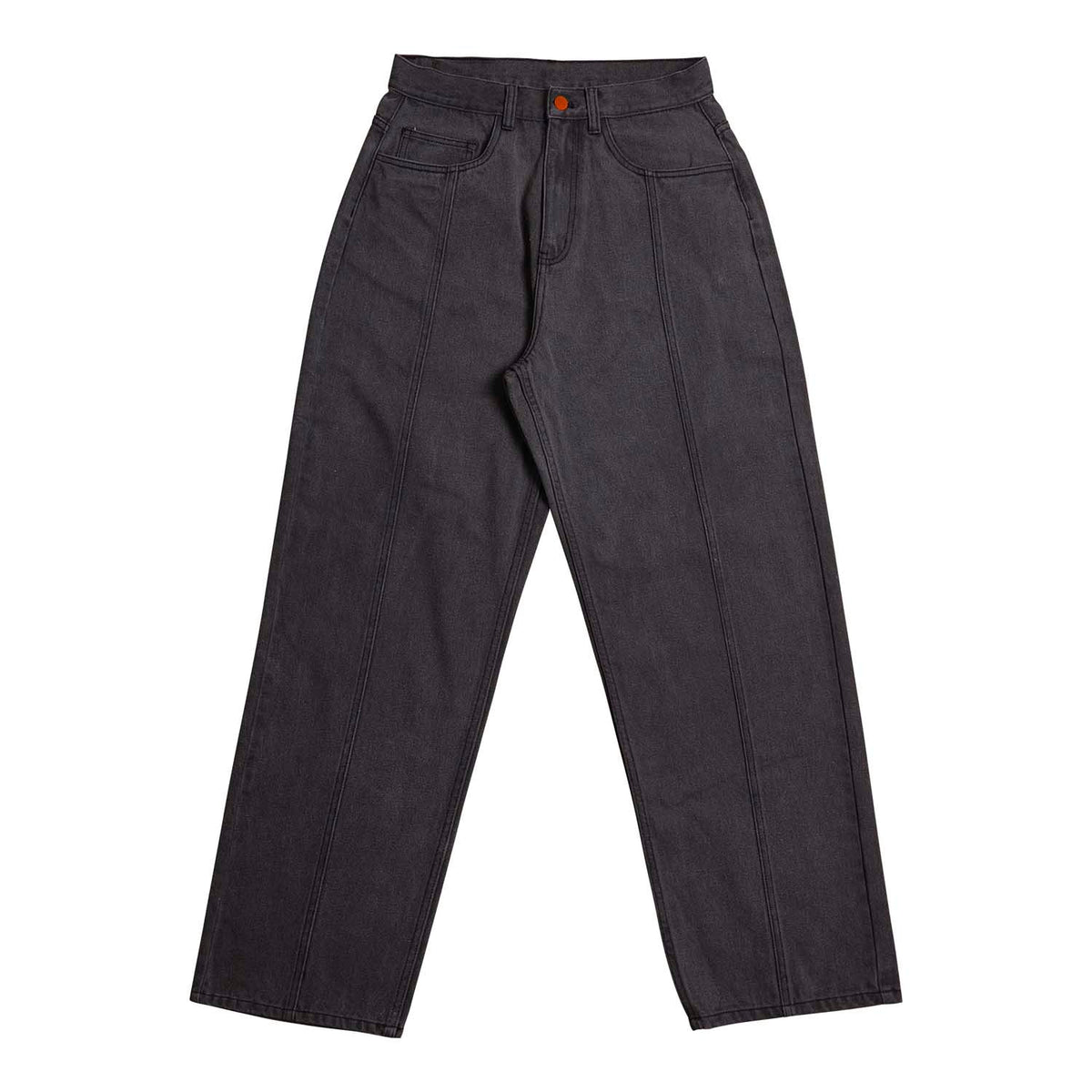 Super loose, Dark grey denim with a front cut - The Forumist