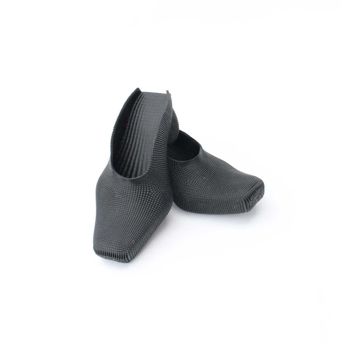 Textured Rubber Mules - The Forumist