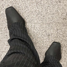Textured Rubber Mules - The Forumist